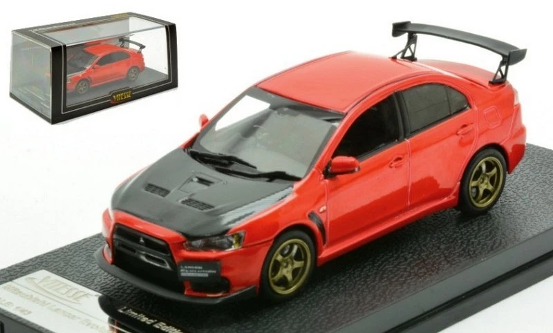 Mitsubishi Lancer Evo X 2011 Red Metallic 1:43 VITESSE VE29351 - Immagine 1 di 1