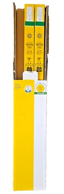 GE Ultra Bright LED 20.5W EQ T8 Cool White G13 LED Tube Light Bulb 5 Pack - Image 1 of 4