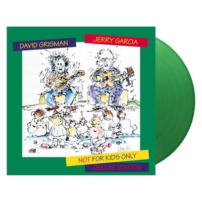 Jerry Garcia David Grisman Not for Kids Only 2LP Green Vinyl Deluxe IN HAND Dead Foto 1 de 3