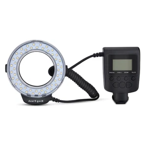 Pierścień LED Lampa błyskowa Zasilana bateryjnie Światło wypełniające z filtrami kolorowymi Adapter Photogr CB - Zdjęcie 1 z 7