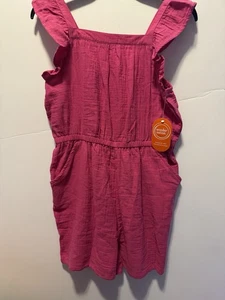 Wonder Nation Girls Flutter Sleeve Off The Shoulder Romper NWT SZ XXL (18$ - Picture 1 of 6