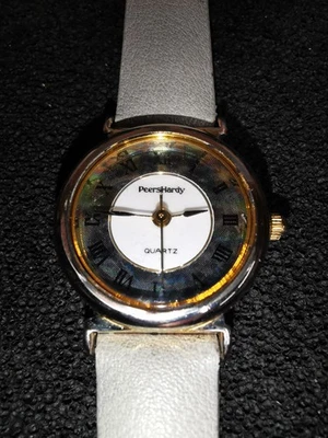 Ladies Peers Hardy Quartz Watch with Grey Faux Leather Strap - Image 1 of 3