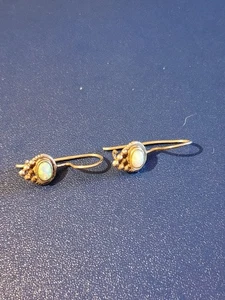 Sterling Silber Opal Ohrhänger - Bild 1 von 4