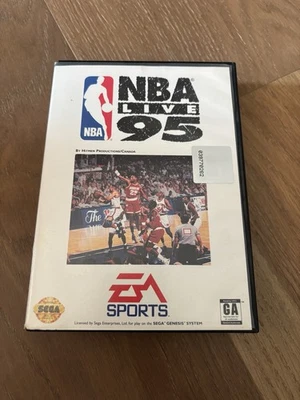 NBA Live 95 Sega Genesis Cartridge Tested Cleaned - Image 1 of 2