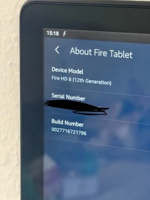 Amazon Fire HD 8 12th Gen. 32GB , Wi-Fi, 8" - Black - Image 1 of 3