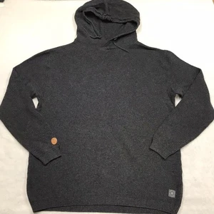 Camisa con Capucha LINKSOUL Hombres L Gris Carbón Mezcla de Cachemira Waffle Térmica Elastizada - Imagen 1 de 11