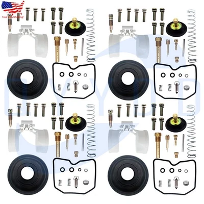 4x Kit de reparación de carburador flotador de diafragma para Kawasaki Concours ZG1000 1986-2006 Foto 1 de 4