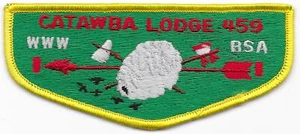 S32 Catawba Lodge 459 Hermandad Solapa Boy Scouts of America BSA - Imagen 1 de 1