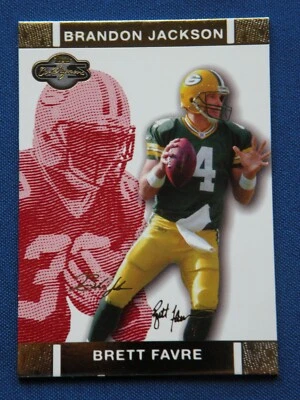 2007 Co-Signers Football 115/399 Brandon Jackson Brett Favre Packers #2 - Image 1 of 2