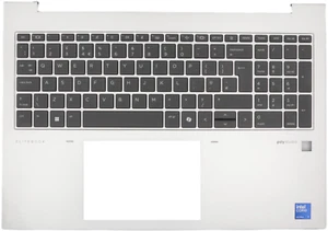 ORIGINAL UK QWERTY Tastatur Handauflage für HP ELITEBOOK 860 G9 860 G10 BACKLIT LED - Bild 1 von 2