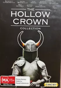 THE HOLLOW CROWN season 1 & 2 DVD 7 discs region 4 - Picture 1 of 1