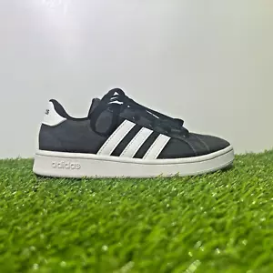 Adidas GRAND COURT 2.0 Kids Shoes Black/White PWJ001004 Brand New - Picture 1 of 13