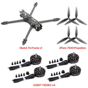 7" 295mm Wheelbase Drone Frame 5mm Arm X2807 1300KV Brushless Motor 7" Propeller - Picture 1 of 18