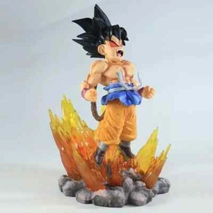 19CM Dragon Ball Z Goku Son Goku Statue Figure Powering up Super Saiyan NO BOX! - Picture 1 of 3