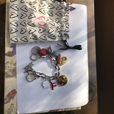 PULSERA BRIGHTON SEA SHORE Concha Arrecife Cangrejo Cristal Plata Mejor Regalo de Navidad Foto 1 de 4
