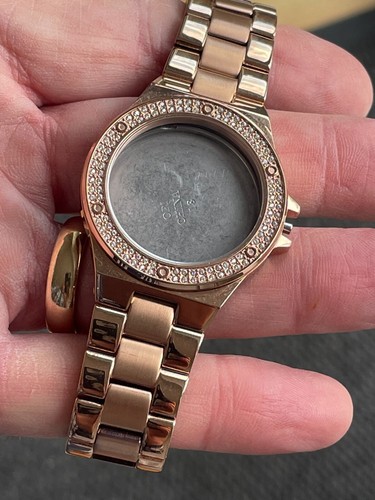 (LOTTO A650) Nuovo Orologio Bracciale e Custodia Colore Oro MICHAEL KORS Ref MK 7279