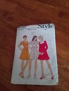 Style 4490 Sewing Pattern Vintage Size 7JP Petite Miss 1974 Jacket Skirt Cut - Picture 1 of 3
