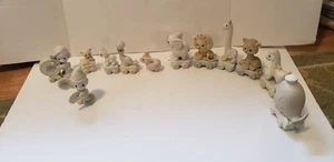 Precious Moments Birthday Train Set near complete. Read Description - Picture 1 of 12