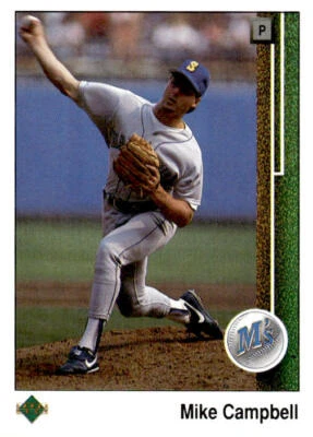 1989 Upper Deck #337 Mike Campbell Seattle Mariners - Image 1 of 2