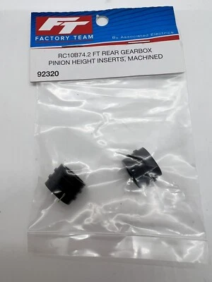 Team Associated Factory Team 92320 RC10B74.2 Rear Gearbox Pinion Height Inserts  - Image 1 of 3