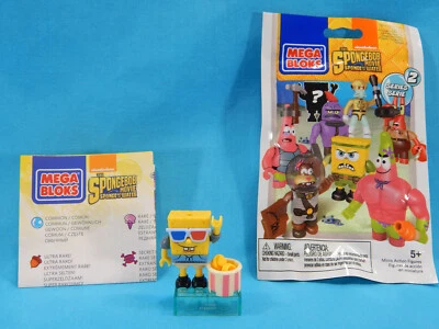 Mega Bloks Spongebob Squarepants Series 2 Secret (Rare) Spongebob 3D Glasses New - Image 1 of 4