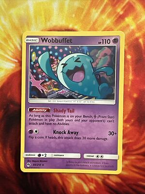 Wobbuffet 93/214 Lost Thunder NM Regular Rare Pokemon Card 