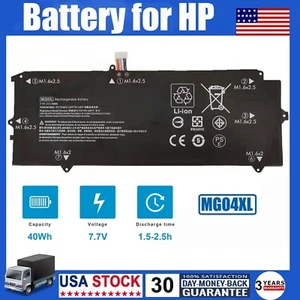 MG04XL Battery 40Wh For HP Elite X2 1012 G1 Series HSTNN-DB7F 812060-2B1 7.7V US - Picture 1 of 12