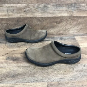Merrell Dark Grey Suede Casual Slip On Walking Brown Shoes Women’s Size 7.5 - Picture 1 of 7