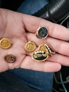 Kaiser Permanente Year Of Service Pins 10 K Diamond - Picture 1 of 6