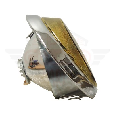 Conjunto de faros planos estilo euro 356 para Porsche 911 1965-1989 cromo ámbar aspecto Foto 1 de 2