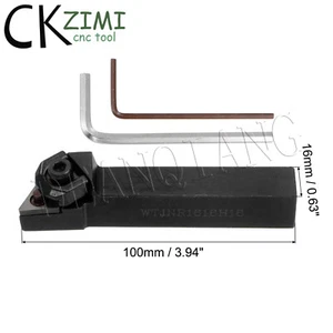 93° WTJNR 1616H16 16mm CNC Carbide External Turning Tool Holder For TNMG1604** - Picture 1 of 5