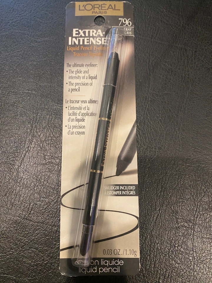 L’Oréal Extra Intense Liquid Pencil Eyeliner Liner ~ 796 Gray - New in Box - Image 1 of 1