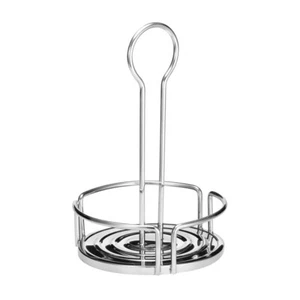 Tablecraft DIA633 Versa Rack 6 3/8" diametro acciaio inox condimento caddy - Foto 1 di 3