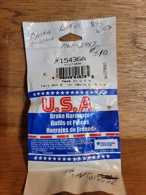 Freno EE. UU. 15436 PARA TOYOTA CORONA LEXUS 1967-17 PINZA DE FRENO SOPORTE RESORTE Foto 1 de 4