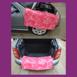 Pink Camo Wing Protector - Protect Vehicle Bodywork, Bumper, Boot - Non Slip Mat - Picture 1 of 5