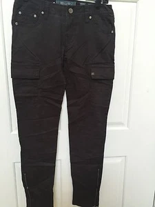 Miss Me Cargo Pants Skinny CP1246A SZ 27x29 Military MSRP $89 Color GREY - Picture 1 of 6