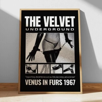 The Velvet Underground Art Poster, Art Rock Poster, Punk Poster, Noise R - Image 1 of 4