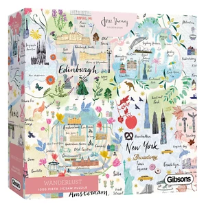 Rompecabezas Gibsons Wanderlust 1000 piezas - Imagen 1 de 8