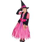 Boland Pretty Witch Girl's Halloween Fancy Dress Costume