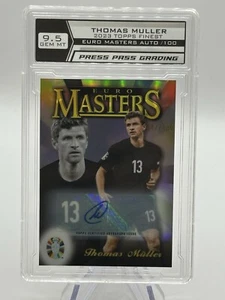 2023 Topps Finest EURO 2024 Thomas Muller Euro Masters Auto /100 Germany SSP - Picture 1 of 2