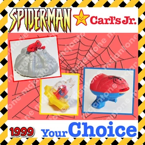 Carl's Jr. 1999 Spider-Man Marvel Spiderman cómic superhéroe TU ELECCIÓN juguete - Imagen 1 de 15