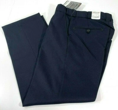 NUEVO CON ETIQUETAS 38x30 PANTALONES ELBECO PARA HOMBRES TexTrop2 POLIÉSTER 4 BOLSILLOS E314RN AZUL MARINO OSCURO 38x30 Foto 1 de 2