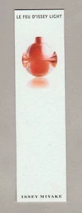 Carte publicitaire - advertising card - Le feu d'Issey Miyaké - Imagen 1 de 1
