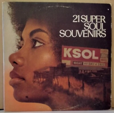 21 SUPER SOUL SOUVENIRS KSOL 1450 US LP 1969 COMP SLY & FAMILY STONE JAMES BROWN - Image 1 of 3