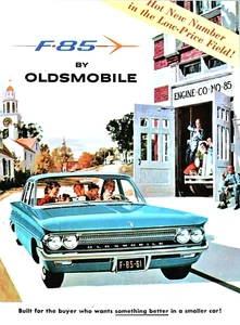 CATÁLOGO FOLLETO DE VENTAS ORIGINAL OLDSMOBILE F-85 1961 ~ 12 PÁGINAS ~ 5,25" X 7" - Imagen 1 de 7