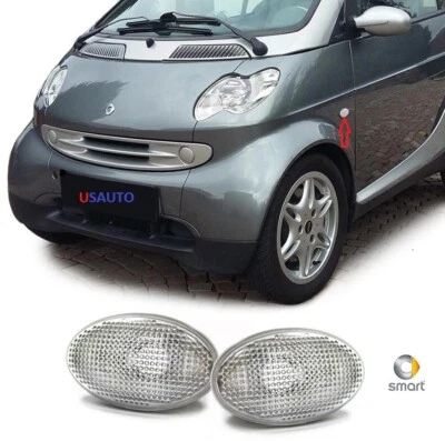 FRECCE GRUPPO OTTICO LATERALI COPPIA BIANCO SMART 450- DAL 1998 AL 2007  - Immagine 1 di 4