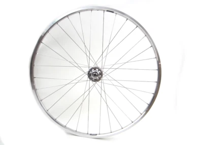 BLB Track Nabe Ryde Chrina Felge NEU Laufrad vorne hochflansch silber - Bild 1 von 3