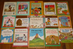 TOMIE dePAOLA BiG 15 Hard & Soft Cover CHILDRENS Kids PICTURE Story BOOK LoT - Foto 1 di 1