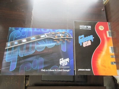 Gibson USA Japan Yamano Catalog Lot 1998 1999 Les Paul ES SG Flying Guitar Bass Foto 1 de 4