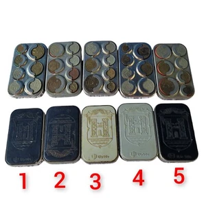 Caja de monedas soviética vintage soporte de monedas de almacenamiento Vyborg URSS - Imagen 1 de 10